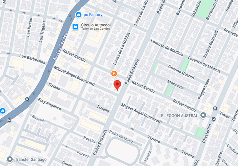 Mapa Las Condes